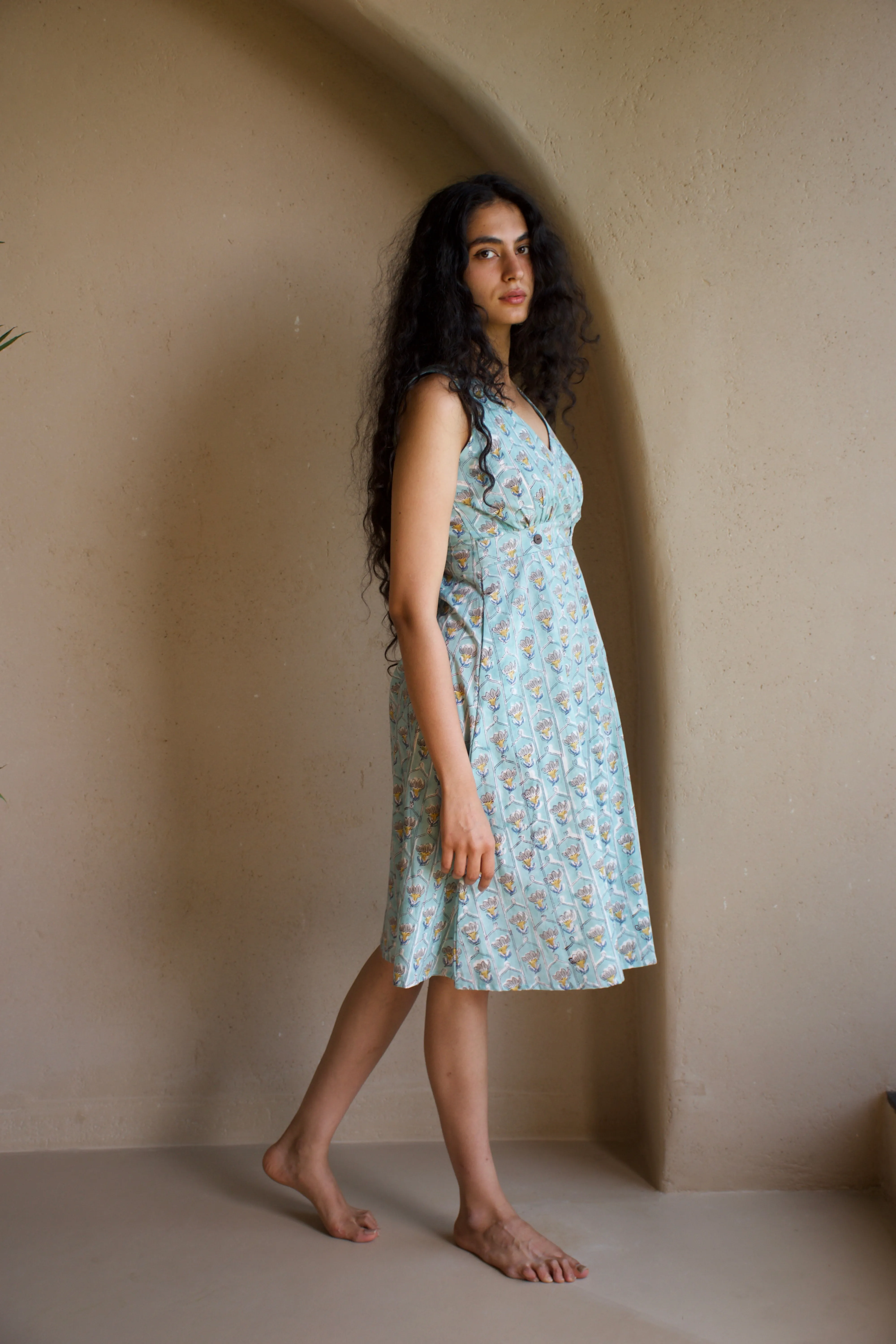 MINT BLOSSOM ELEGANCE DRESS