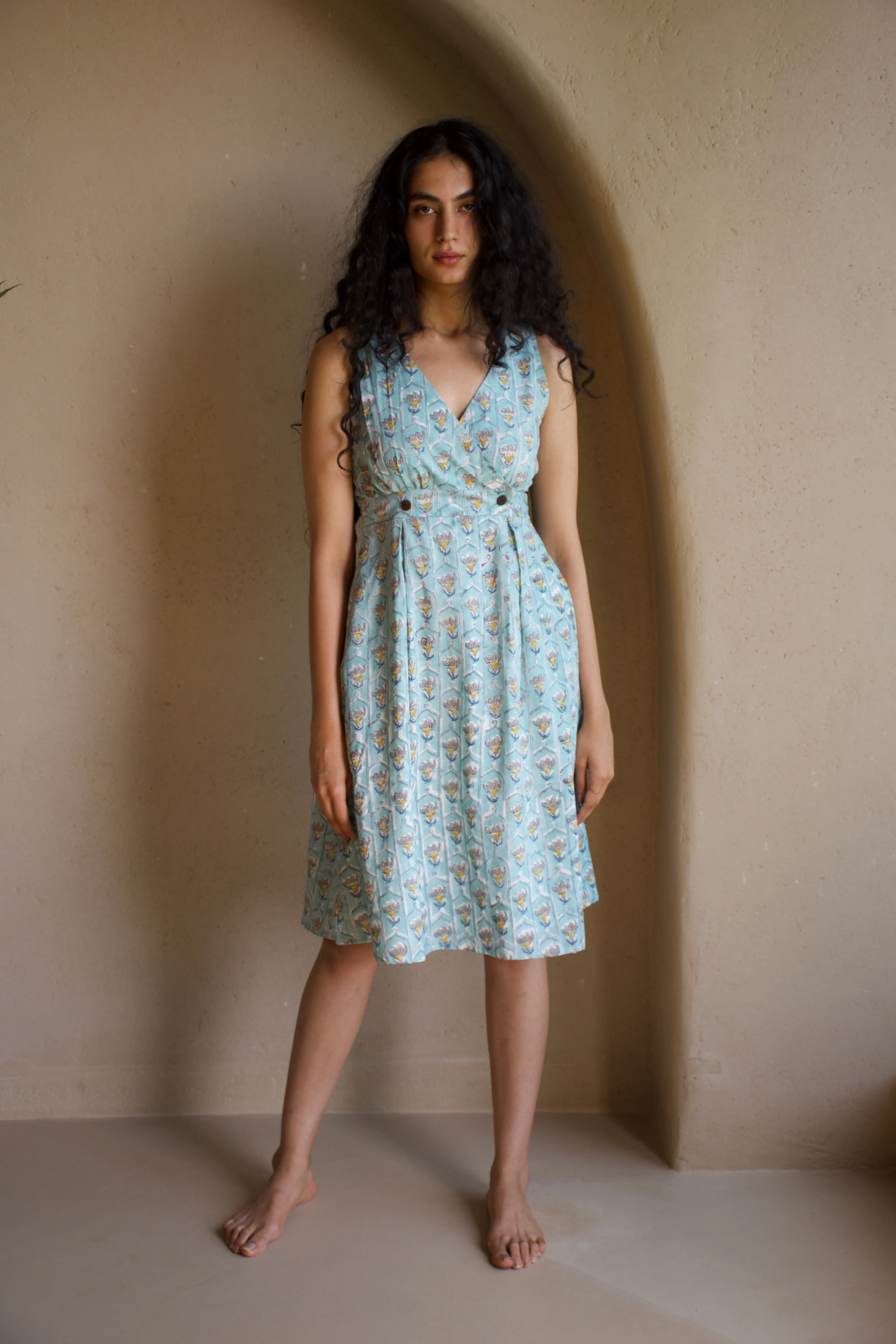 MINT BLOSSOM ELEGANCE DRESS