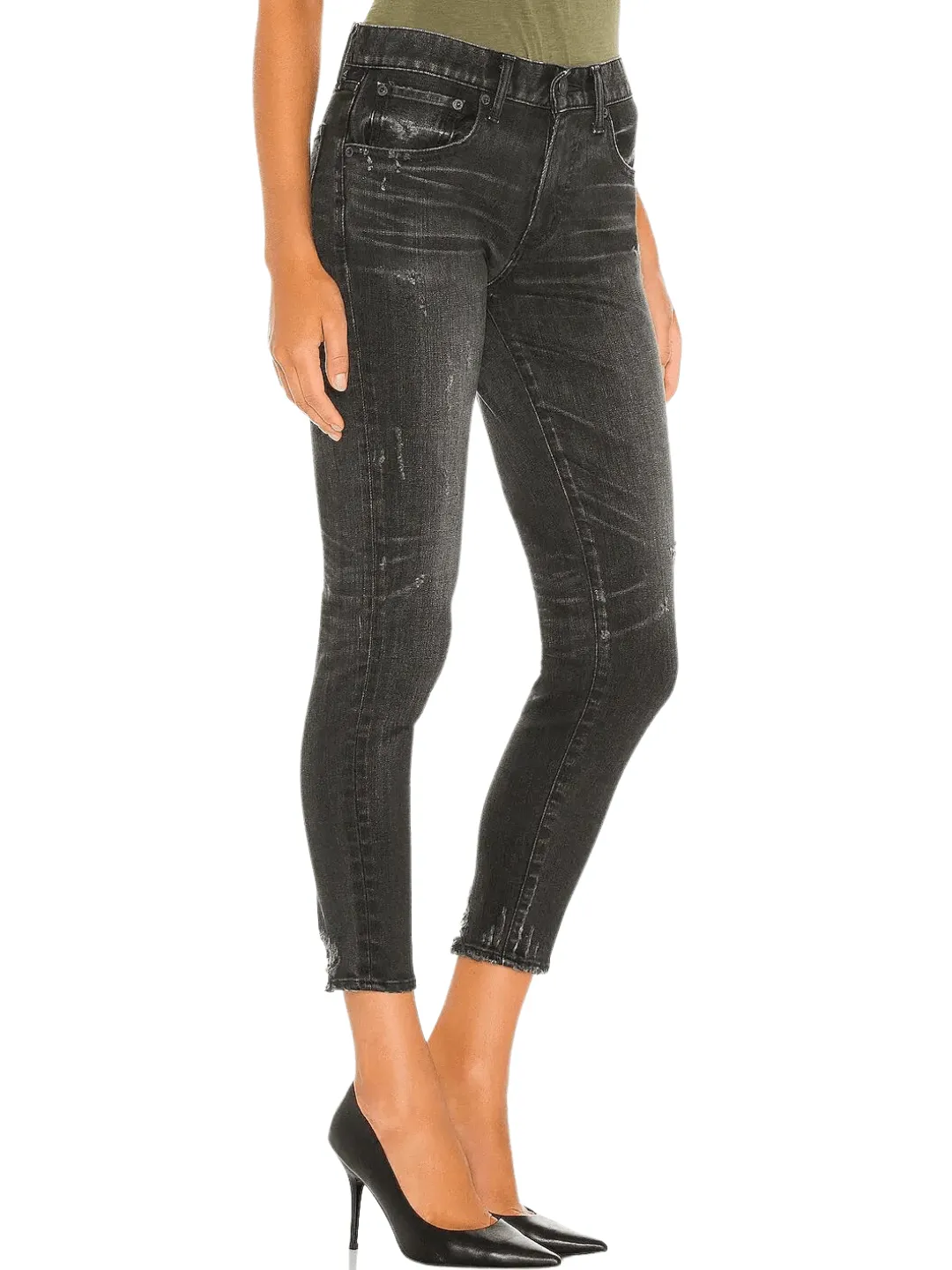 Moussy Velma Skinny Jeans In Black