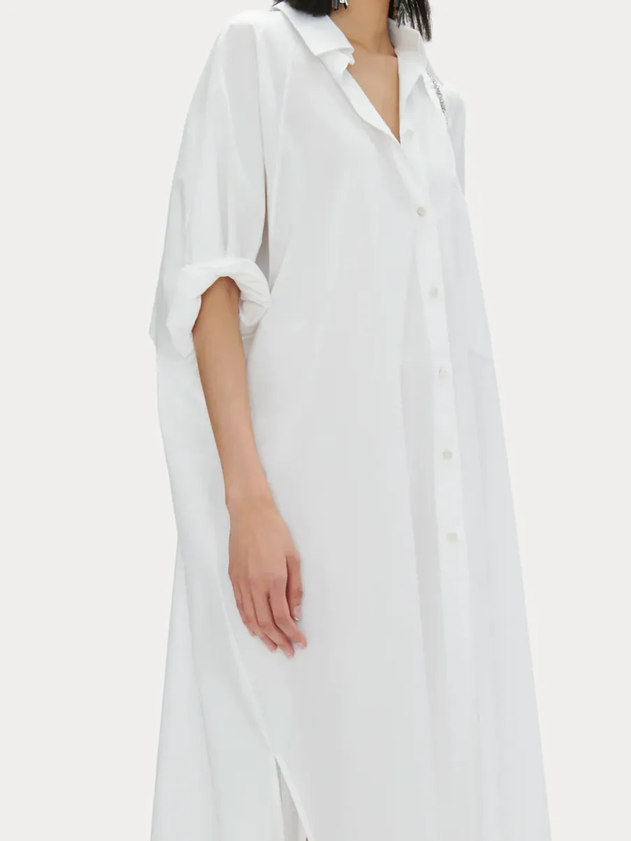 Naz Dress, White