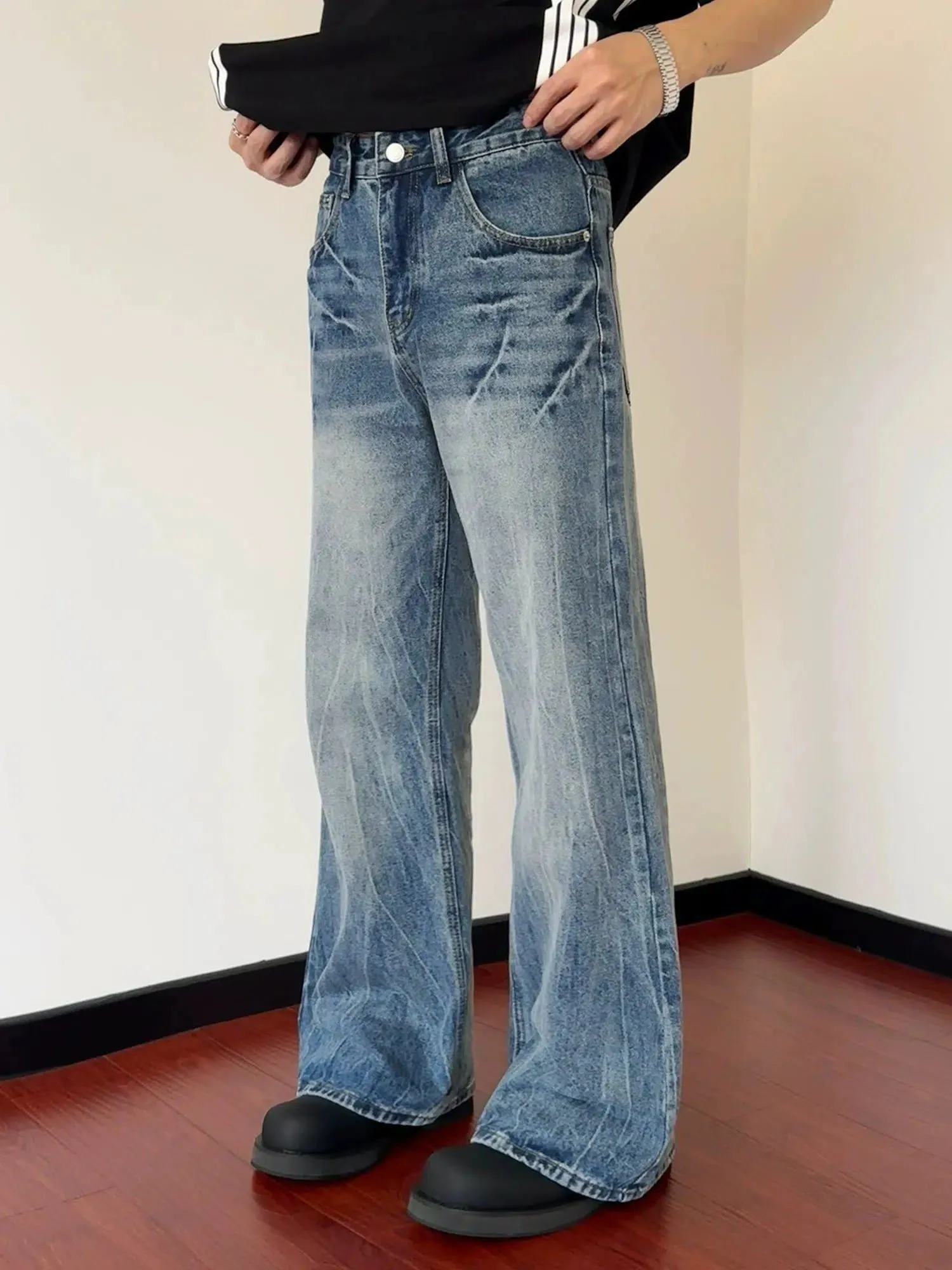 Nine Washed Bootcut Jeans