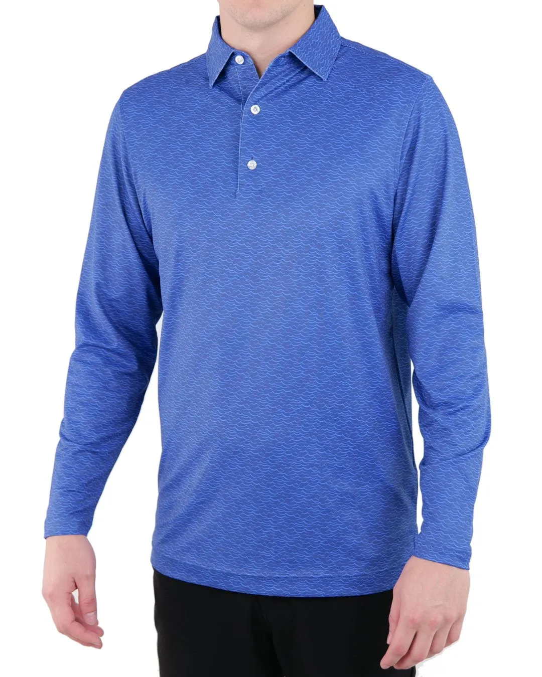 Pique Stretch Polo Long Sleeve - Final Sale