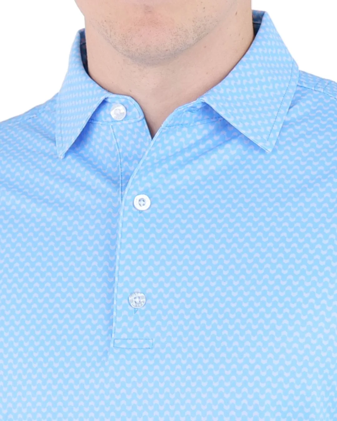 Pique Stretch Polo Long Sleeve - Final Sale