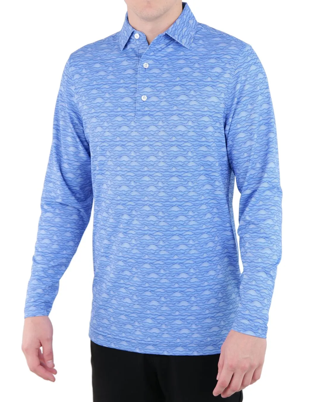 Pique Stretch Polo Long Sleeve - Final Sale