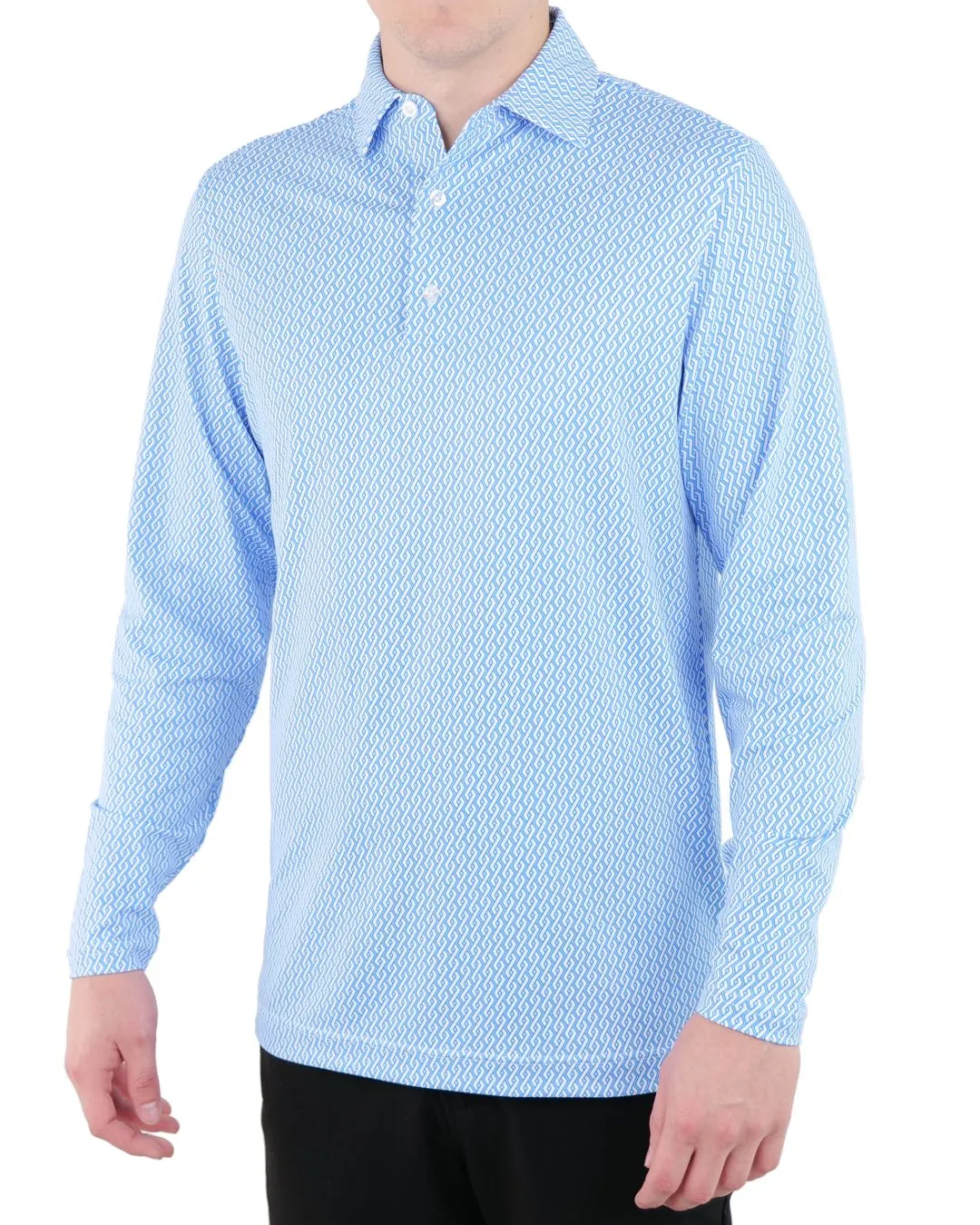 Pique Stretch Polo Long Sleeve - Final Sale