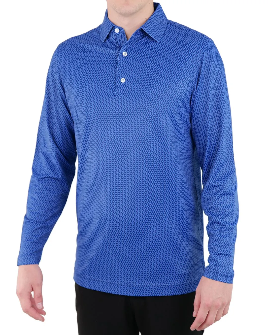 Pique Stretch Polo Long Sleeve - Final Sale