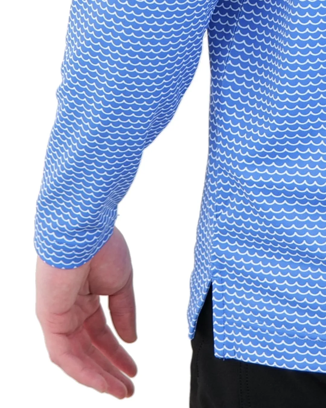 Pique Stretch Polo Long Sleeve - Final Sale