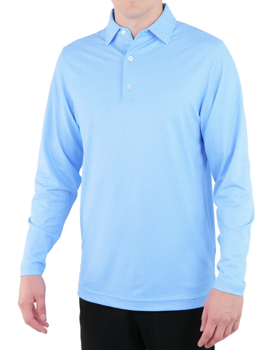 Pique Stretch Polo Long Sleeve - Final Sale