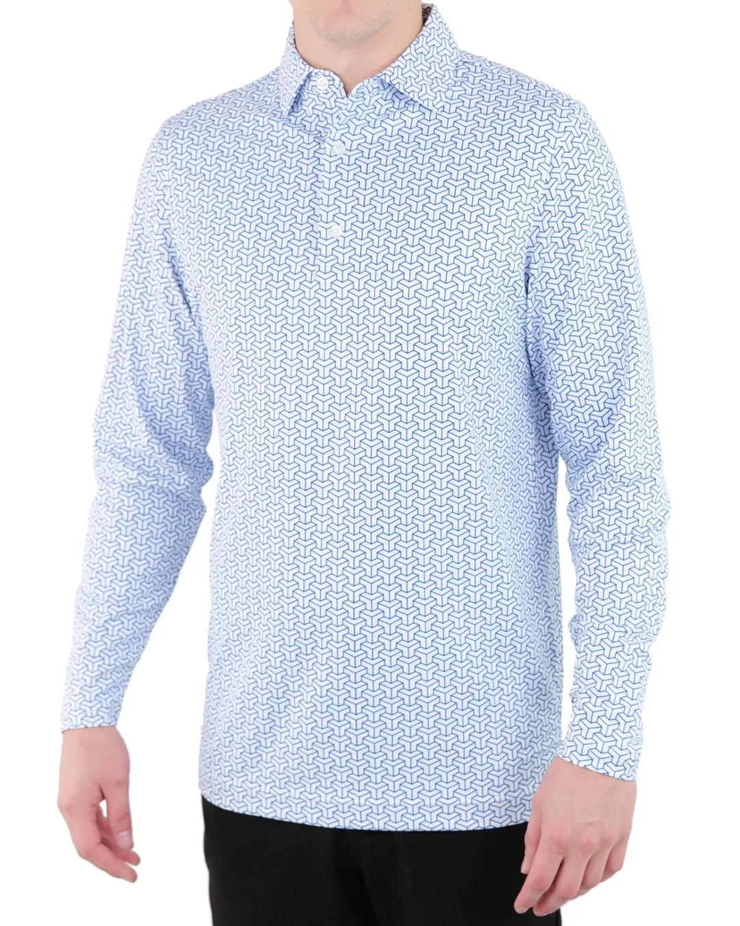 Pique Stretch Polo Long Sleeve - Final Sale