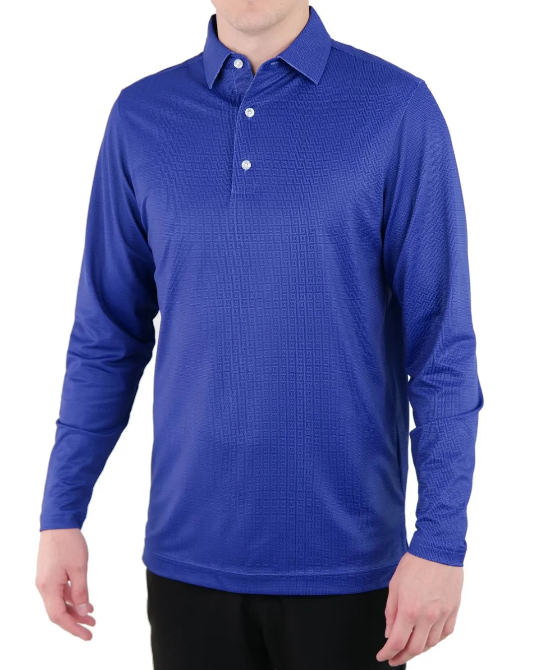 Pique Stretch Polo Long Sleeve - Final Sale