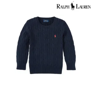 Ralph Lauren Cable-Knit Cotton Sweaters, Small