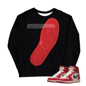 Retro 1 "Lost & Found" Sole Sweatshirt