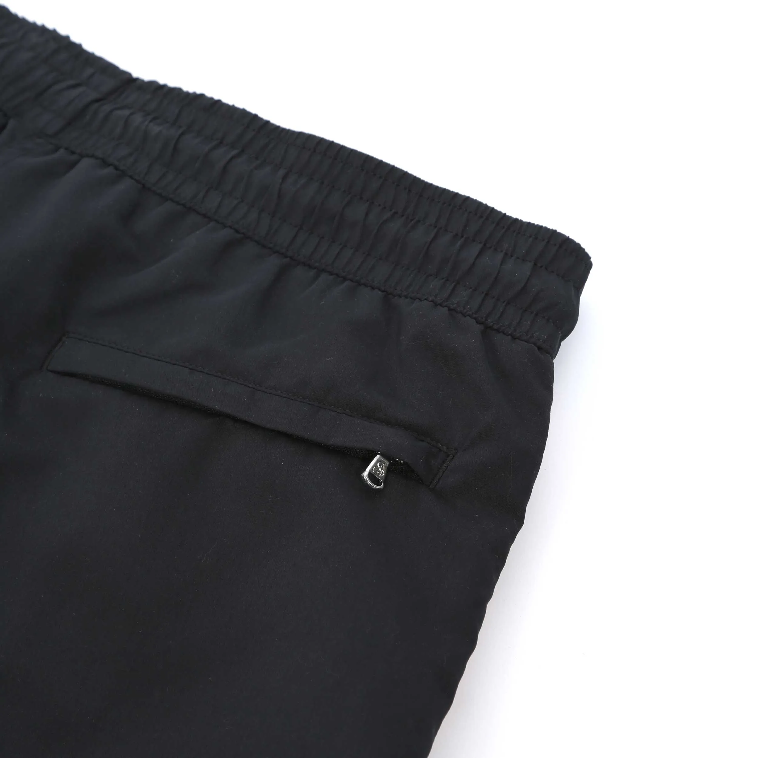 Sandbanks Retro Swim Shorts in Black