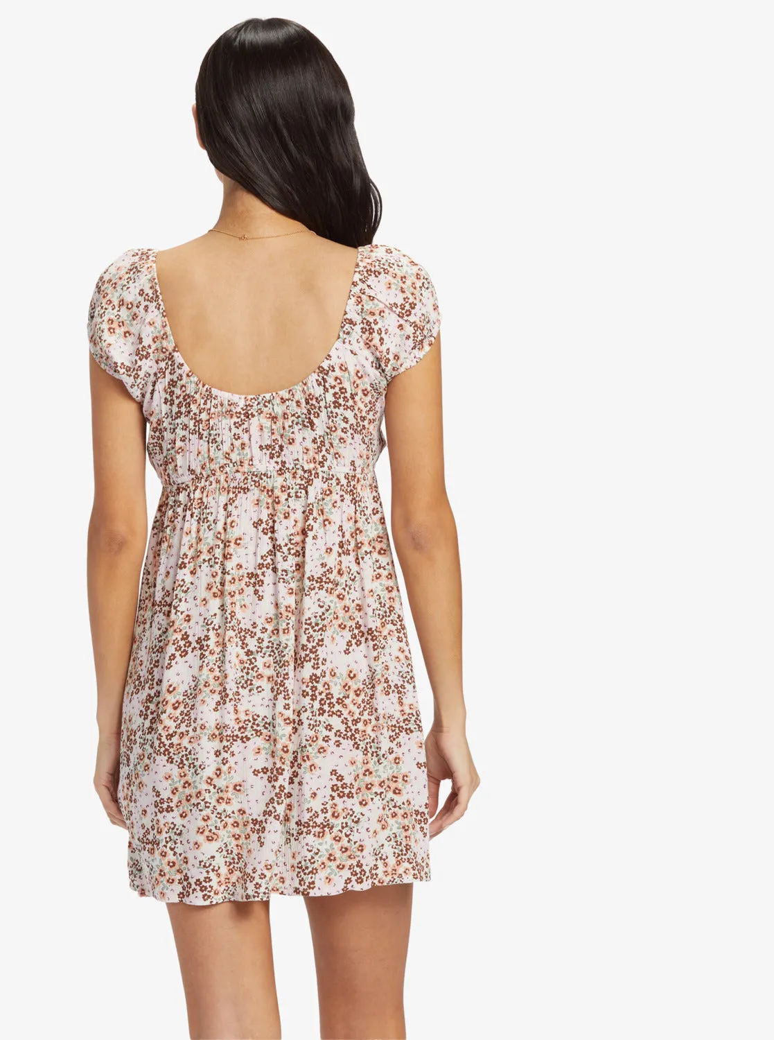 Sandy Shores Dress - Wild Fields Floral Warm Taupe