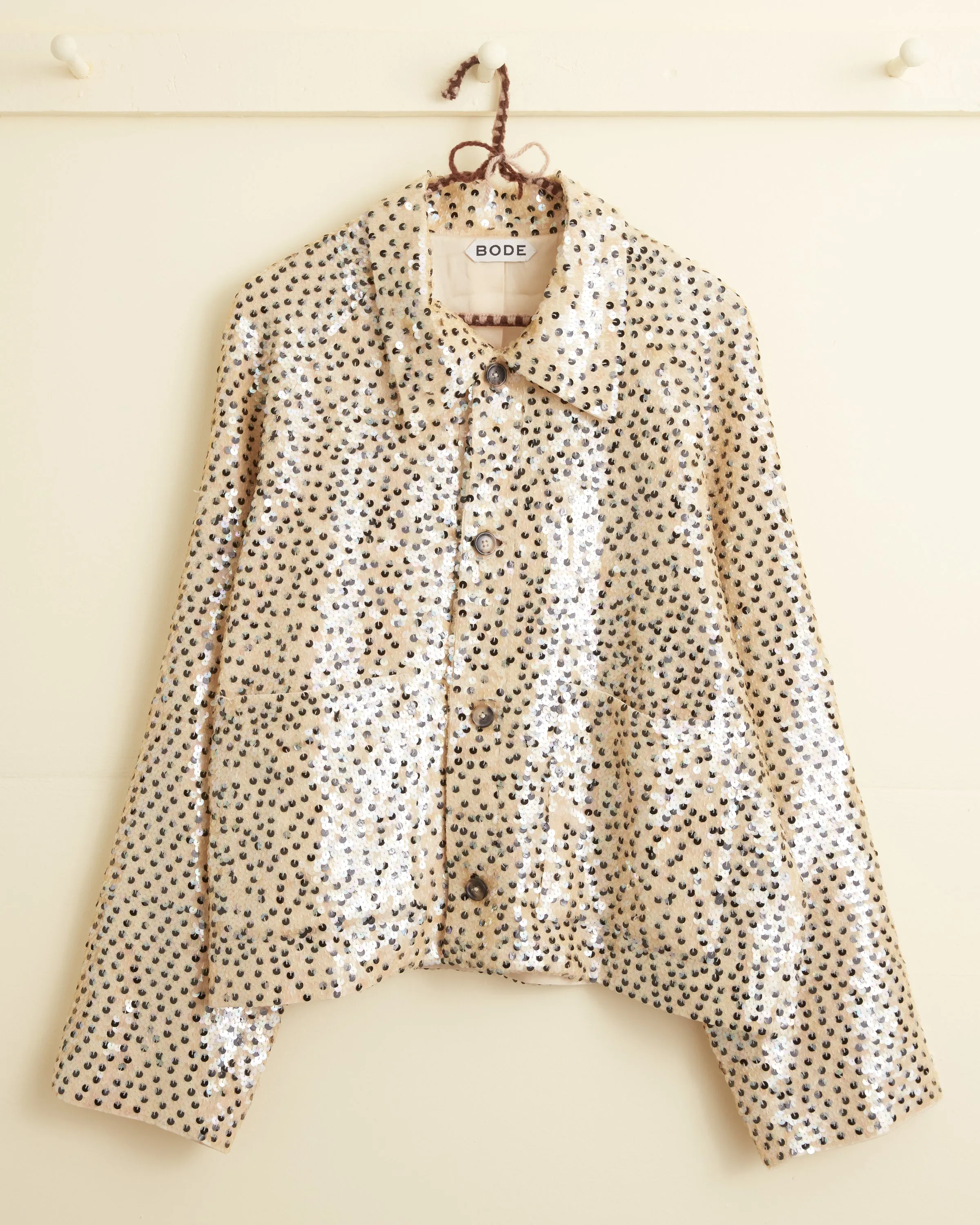 Sequined Forsythia Jacket