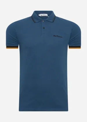 Signature polo - dark blue