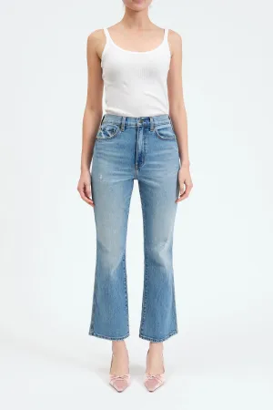 Soho High Rise Ankle Flare Jeans