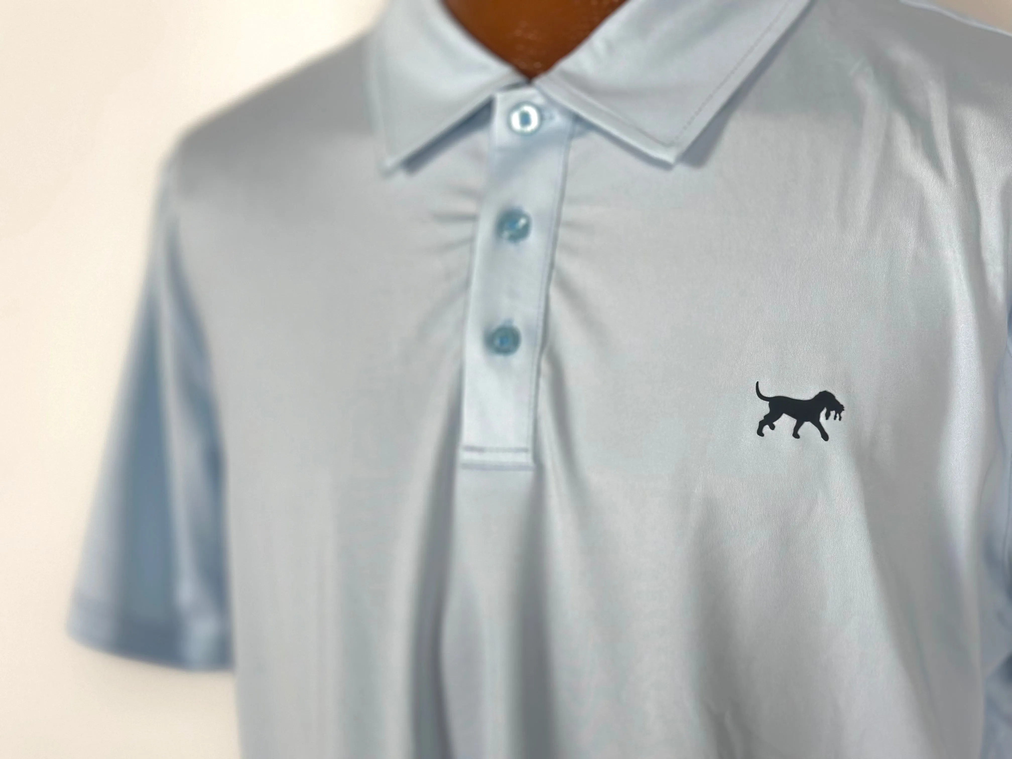 Southern Swing Performance Polo - Sky Blue