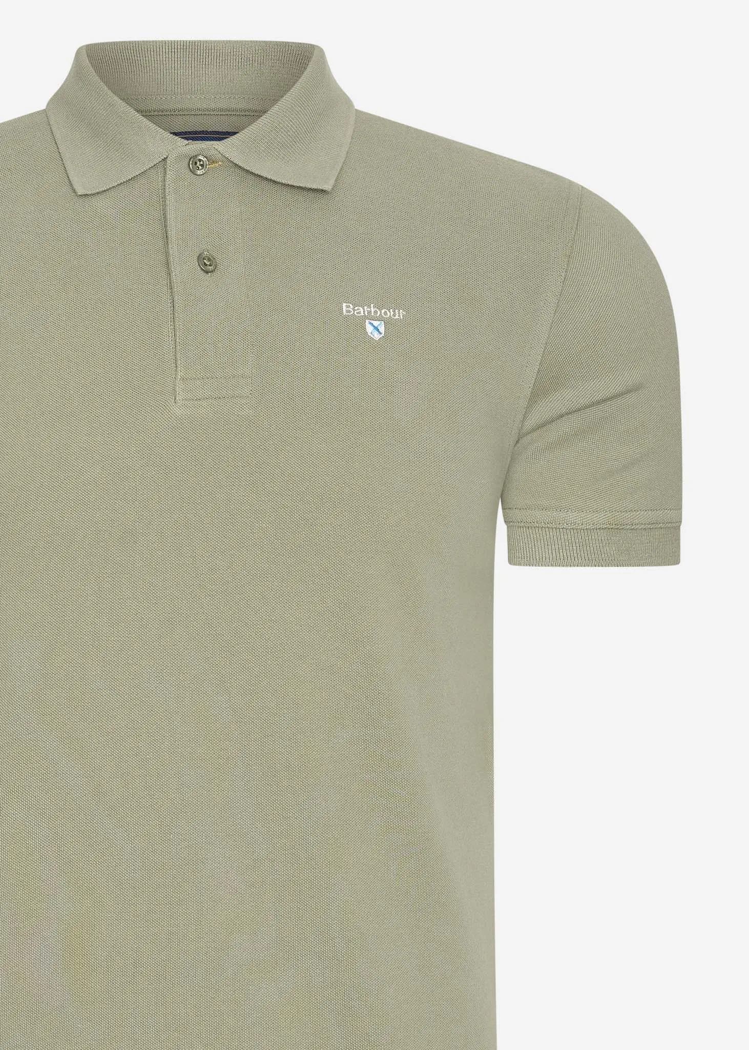 Sports polo - dusty green