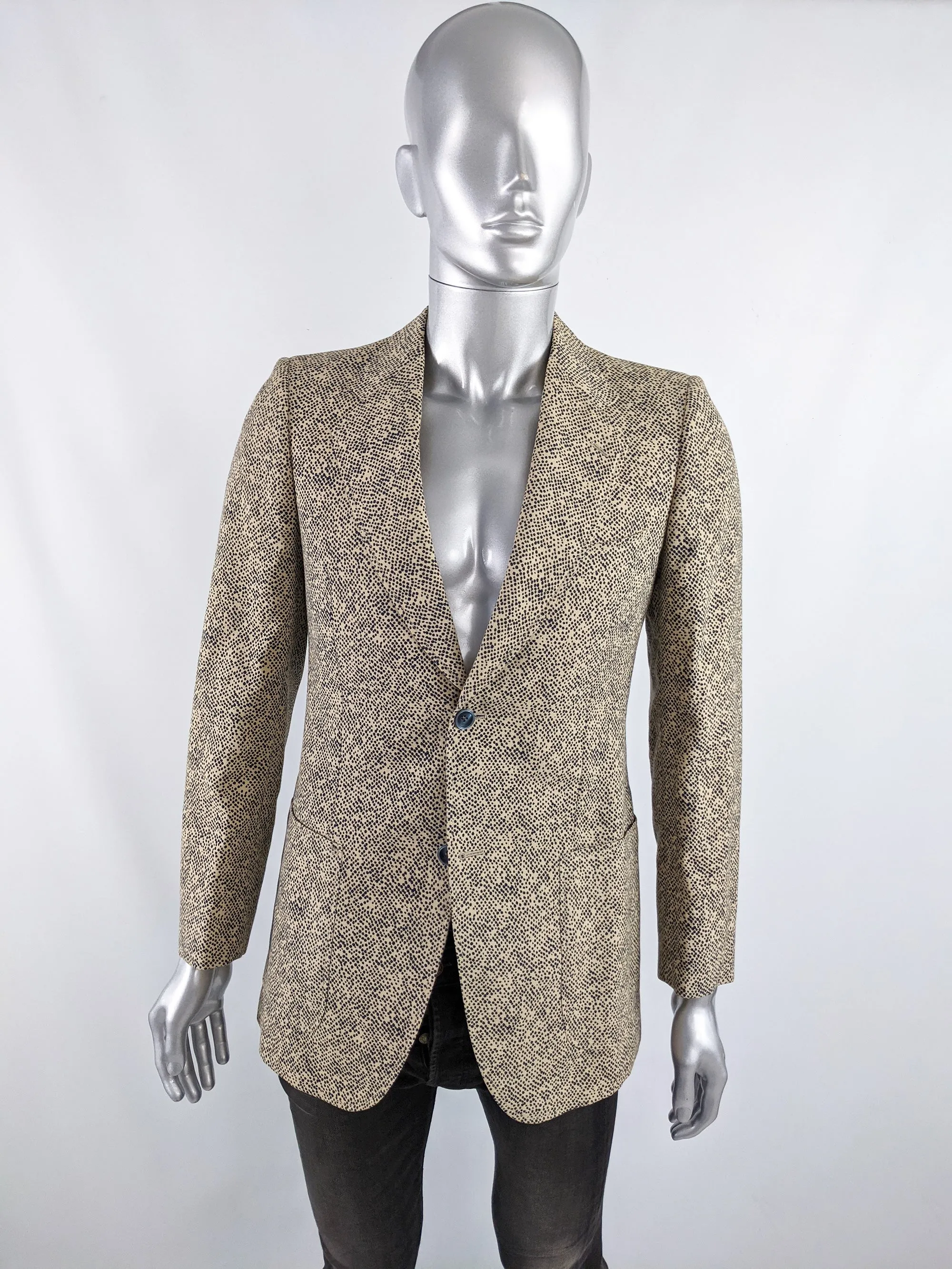 Texere for Lebole Vintage Mens 70s Blazer, 1970s