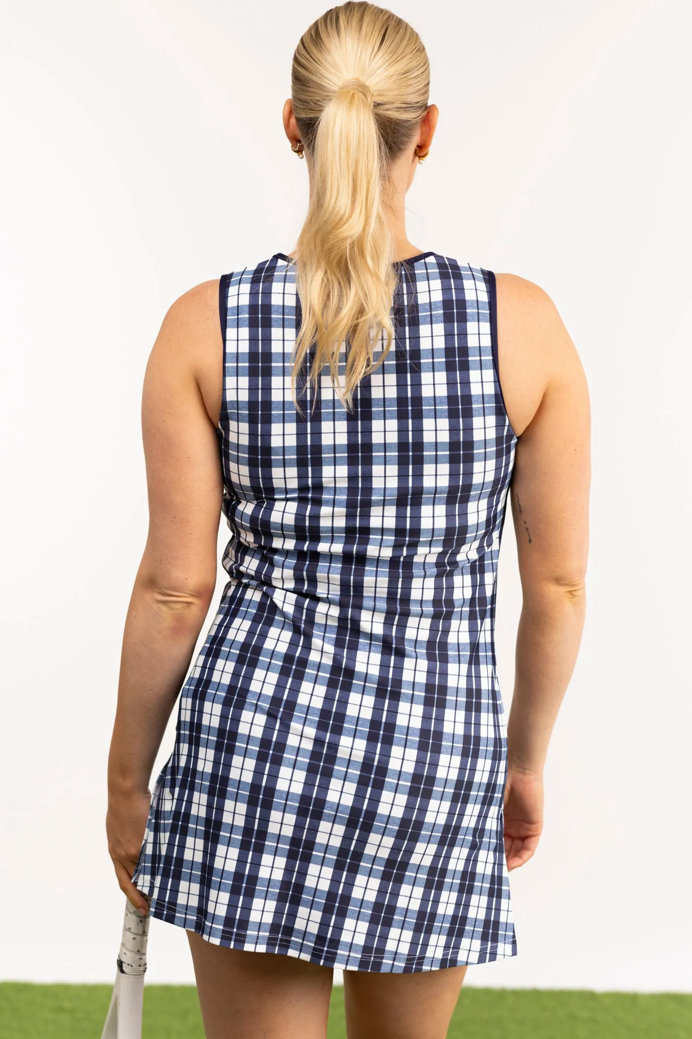 The June Dress - Mariners Plaid