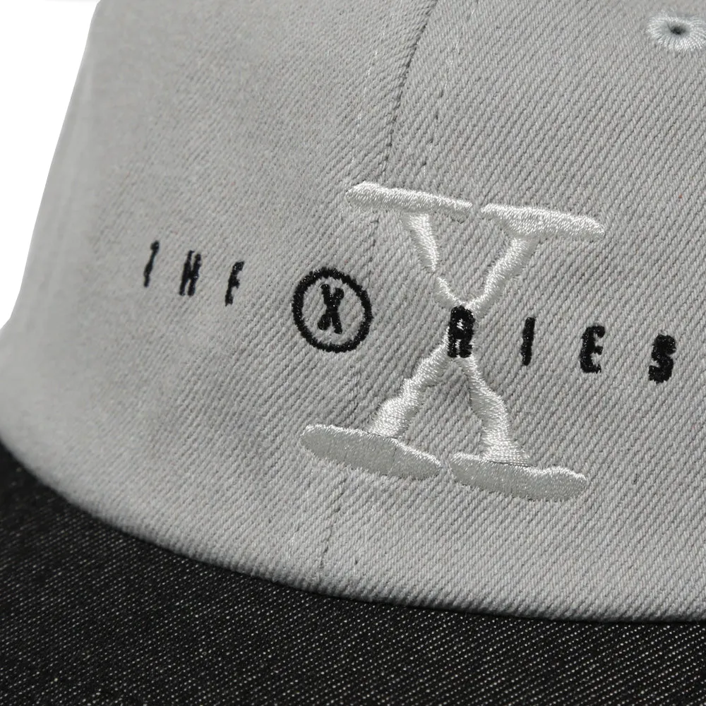 Theories Paranormal Snapback Hat Grey Denim