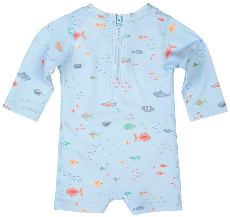 Toshi Swim Baby Onesie Long Sleeve Reef