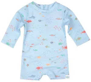 Toshi Swim Baby Onesie Long Sleeve Reef