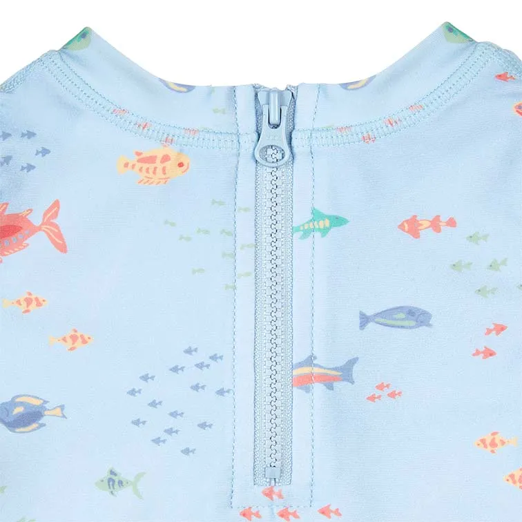 Toshi Swim Baby Onesie Long Sleeve Reef