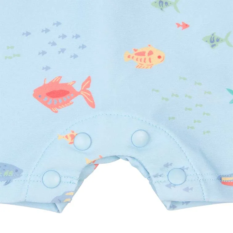 Toshi Swim Baby Onesie Long Sleeve Reef