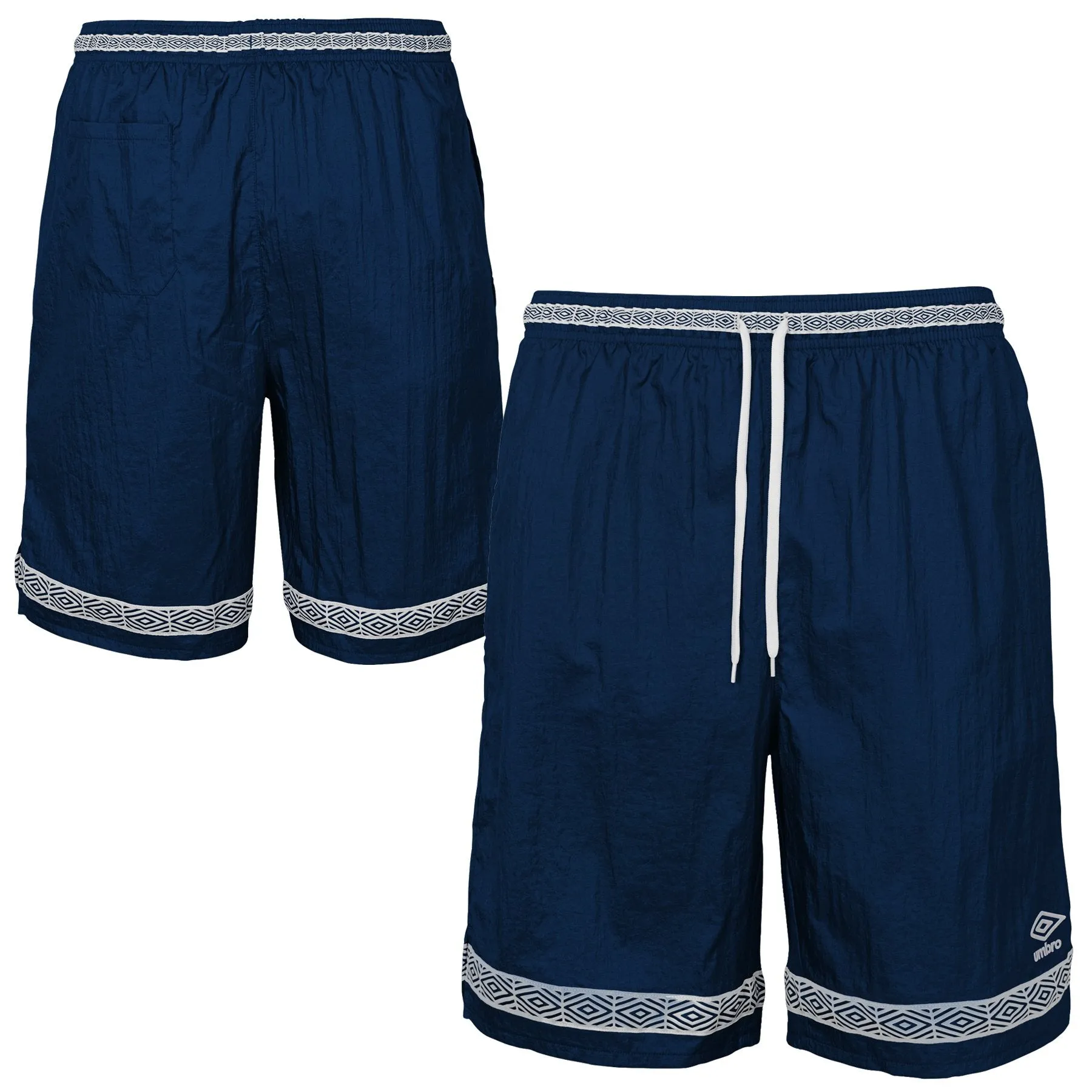 Umbro Woven Short - Navy/White