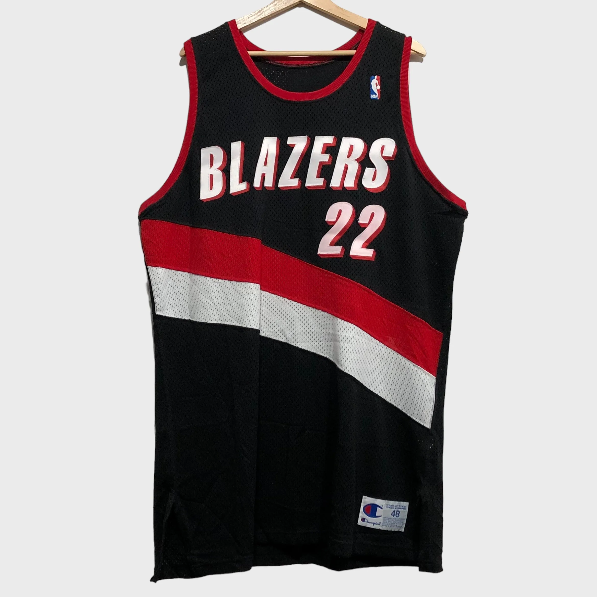 Vintage Clyde Drexler Portland Trail Blazers Jersey Authentic XL