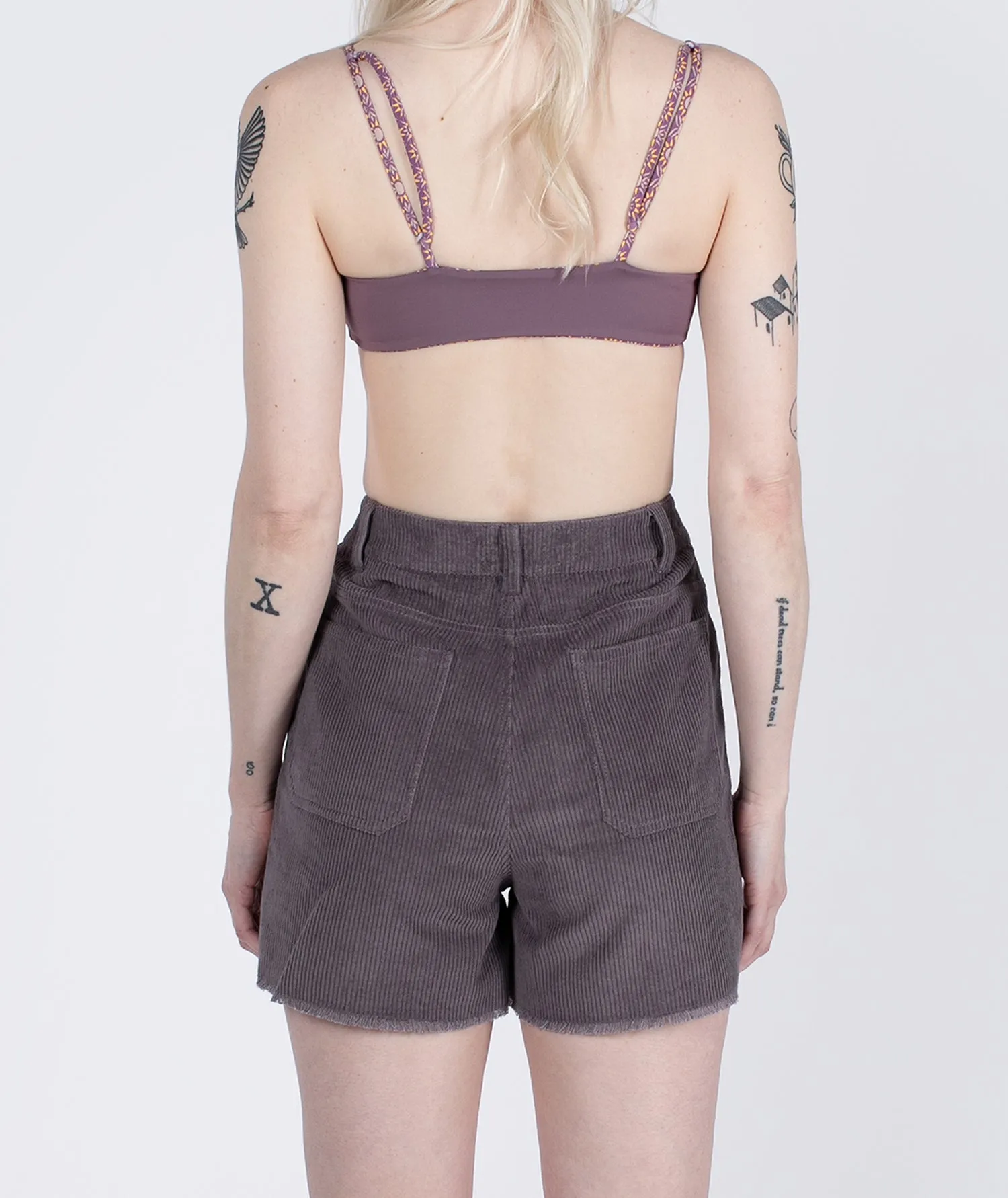 Wale Corduroy Short - Purple