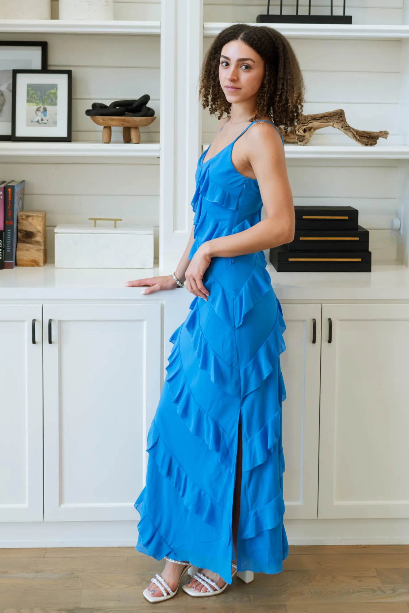 Wren Maxi Dress - Blue