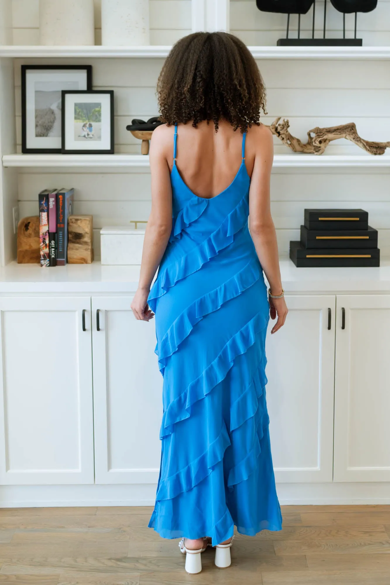 Wren Maxi Dress - Blue